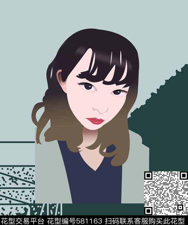 个性流行时尚数码印花华亿平台下载（图片编号: 581163） - 瓦栏（Walan）