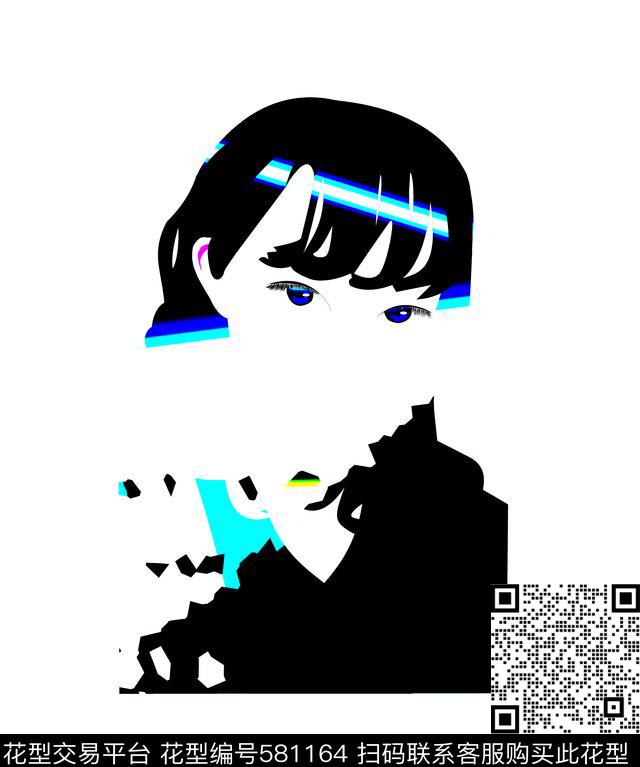 个性流行时尚传统印花华亿平台下载（图片编号: 581164） - 瓦栏（Walan）