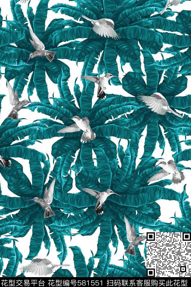 热带雨林数码印花华亿平台下载（图片编号: 581551） - 瓦栏（Walan）