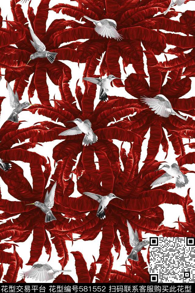 热带雨林数码印花华亿平台下载（图片编号: 581552） - 瓦栏（Walan）