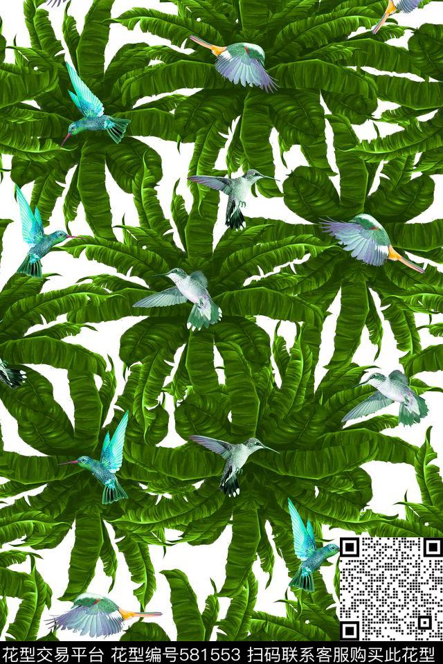 热带雨林数码印花华亿平台下载（图片编号: 581553） - 瓦栏（Walan）