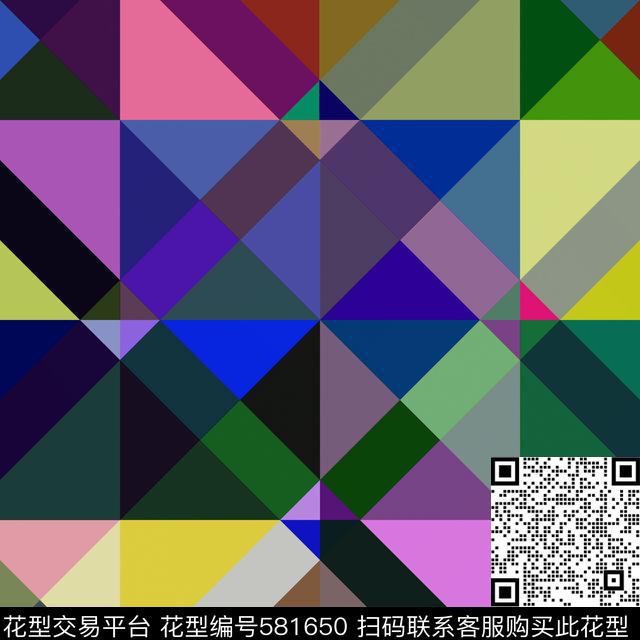 空混几何格子传统印花华亿平台下载（图片编号: 581650） - 瓦栏（Walan）