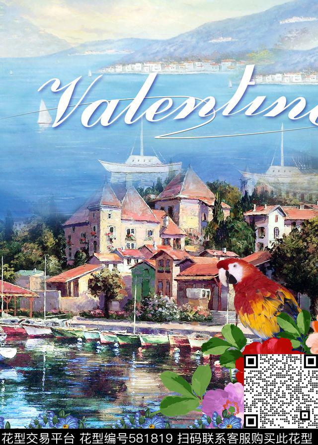 国外大牌女装大牌女装杜嘉班纳数码印花华亿平台下载（图片编号: 581819） - 瓦栏（Walan）