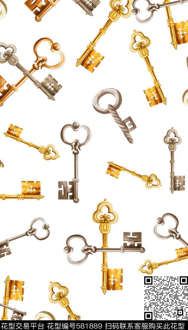 欧美时尚潮流数码印花华亿平台下载（图片编号: 581889） - 瓦栏（Walan）