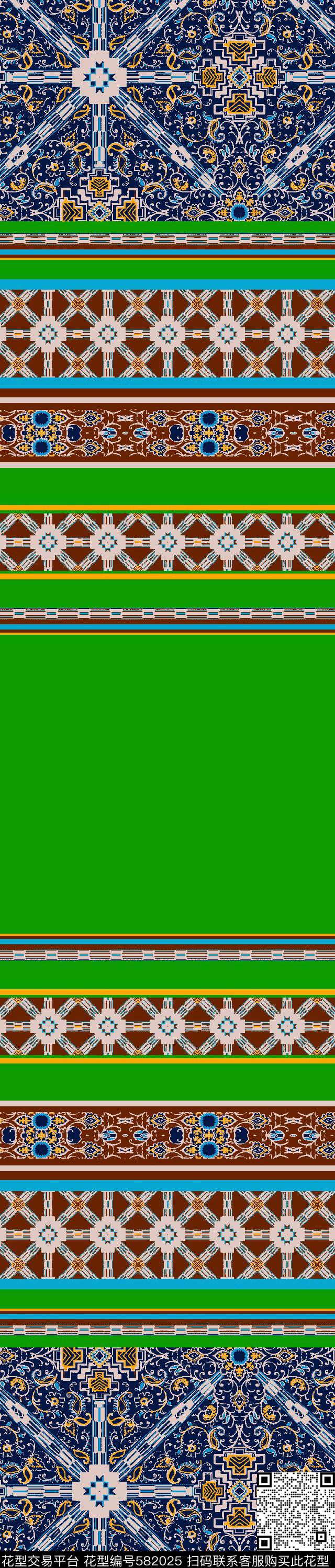 传统印花纹样图案花卉传统印花华亿平台下载（图片编号: 582025） - 瓦栏（Walan）