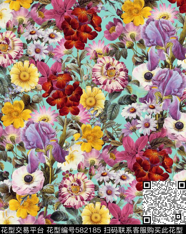 印花素材数码印花华亿平台下载（图片编号: 582185） - 瓦栏（Walan）