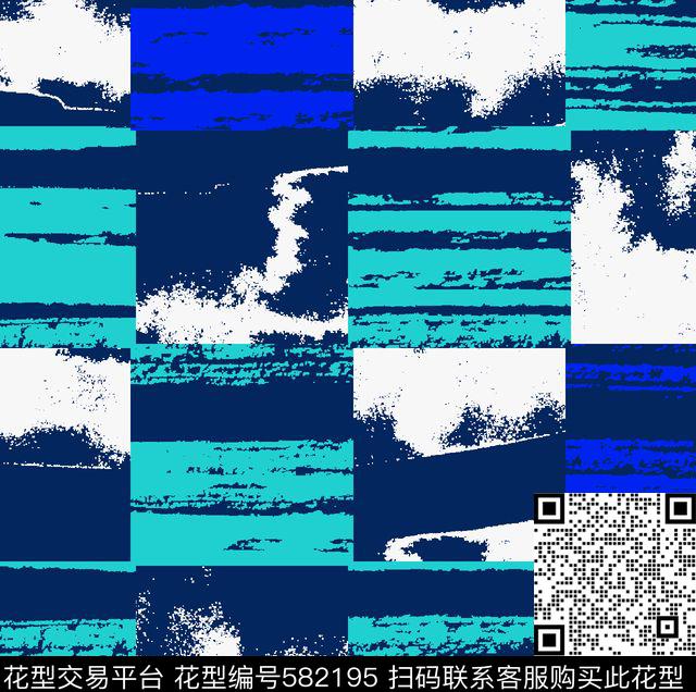 肌理格子女装传统印花华亿平台下载（图片编号: 582195） - 瓦栏（Walan）