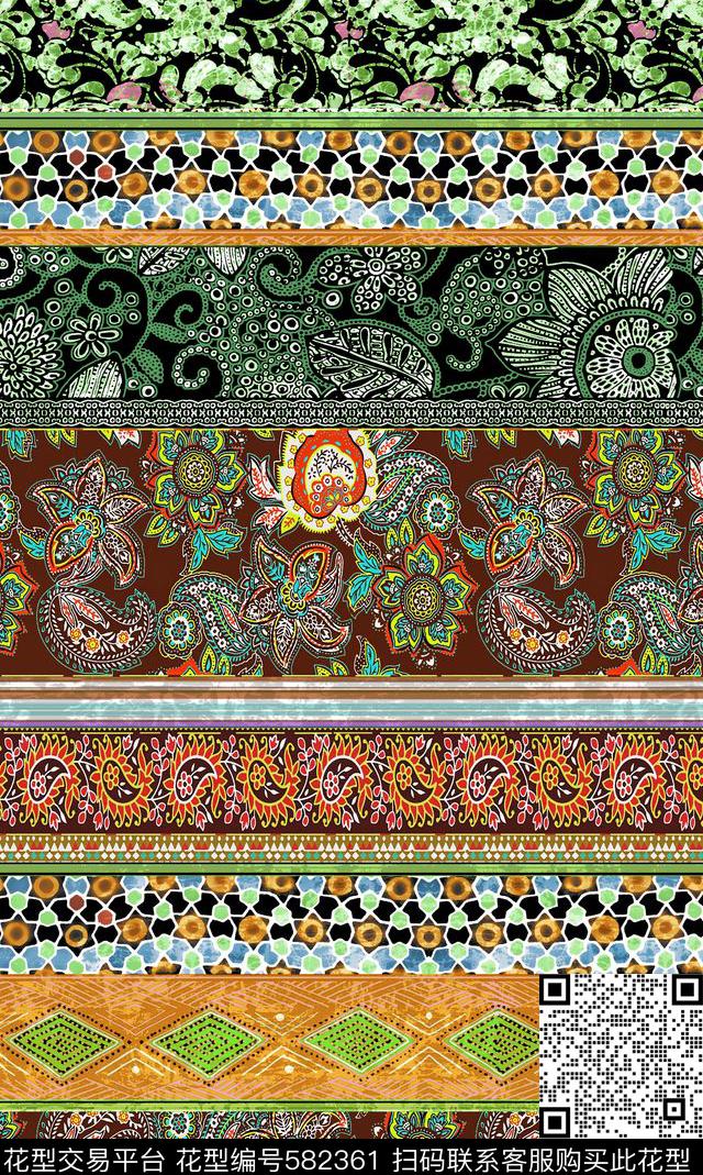 复古民族风时尚传统印花华亿平台下载（图片编号: 582361） - 瓦栏（Walan）