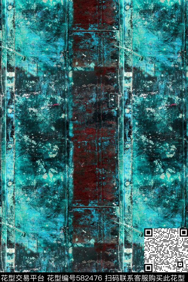 前卫纹理自然数码印花华亿平台下载（图片编号: 582476） - 瓦栏（Walan）