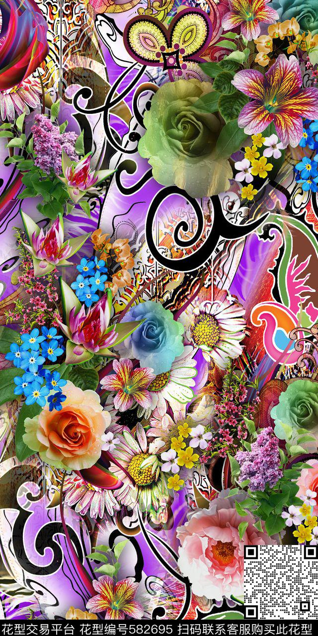 designtextileprinting数码印花华亿平台下载（图片编号: 582695） - 瓦栏（Walan）