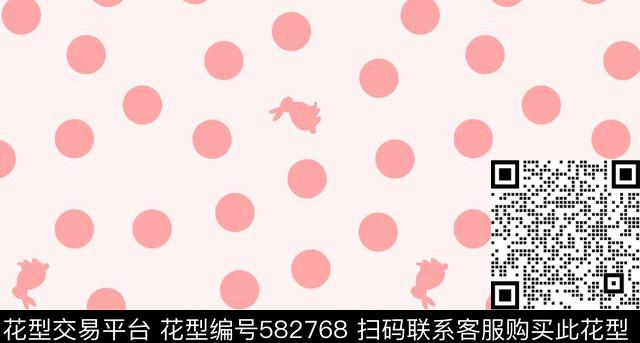 可爱波点传统印花华亿平台下载（图片编号: 582768） - 瓦栏（Walan）