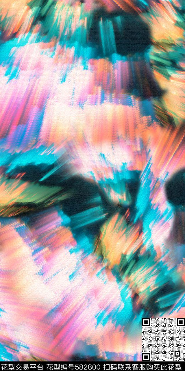 肌理纹理时尚大气数码印花华亿平台下载（图片编号: 582800） - 瓦栏（Walan）