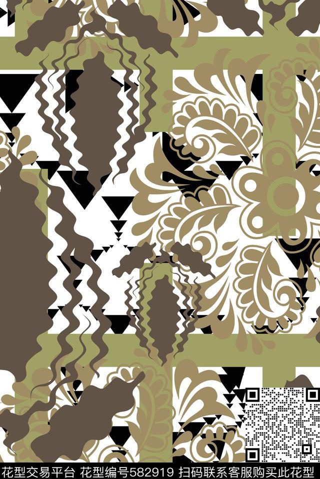 零点--男装创新自由传统印花华亿平台下载（图片编号: 582919） - 瓦栏（Walan）