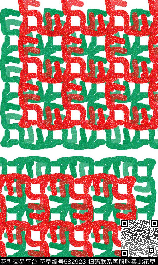 抽象写意热带花卉意向多色简洁数码印花华亿平台下载（图片编号: 582923） - 瓦栏（Walan）