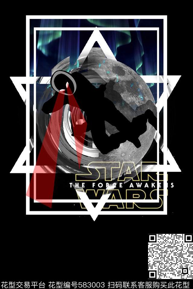 太空元素月球宇宙宇航人物数码印花华亿平台下载（图片编号: 583003） - 瓦栏（Walan）