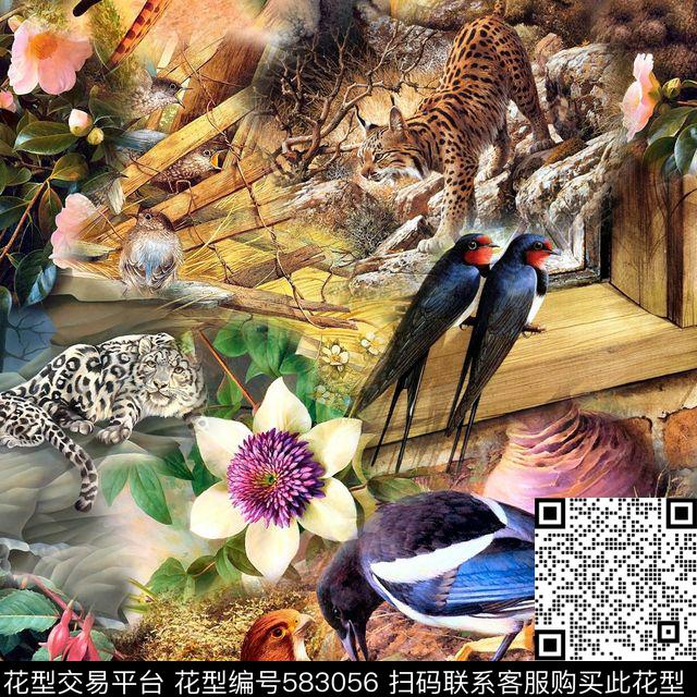 风景景观照片数码印花华亿平台下载（图片编号: 583056） - 瓦栏（Walan）