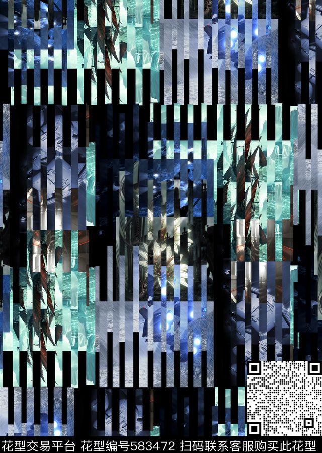 切割男装定位印花切割手法未来科技数码印花华亿平台下载（图片编号: 583472） - 瓦栏（Walan）