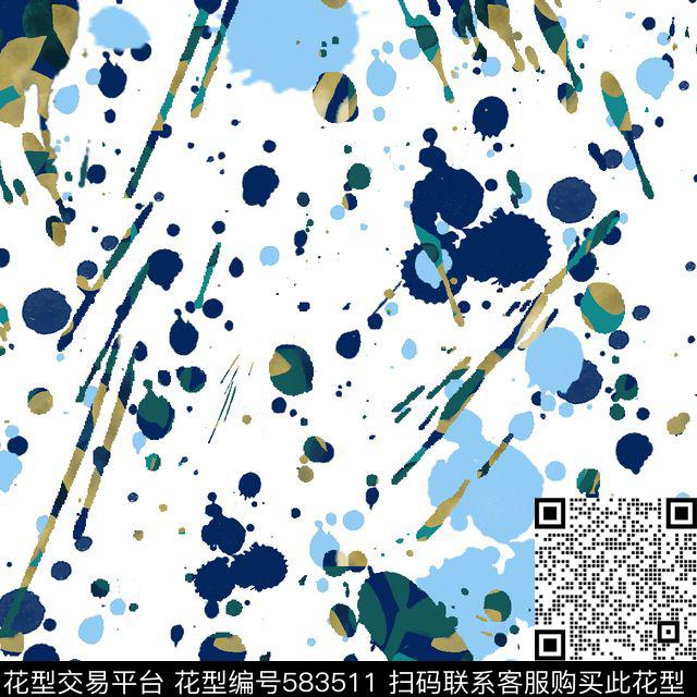 趣味波点女装传统印花华亿平台下载（图片编号: 583511） - 瓦栏（Walan）