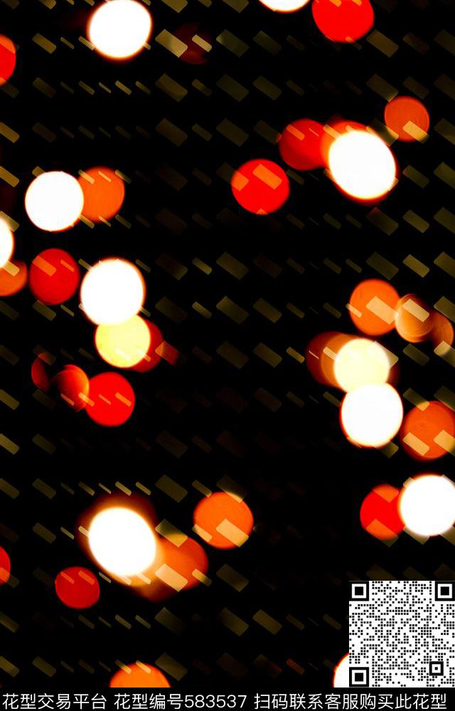 抽象几何光影数码印花华亿平台下载（图片编号: 583537） - 瓦栏（Walan）