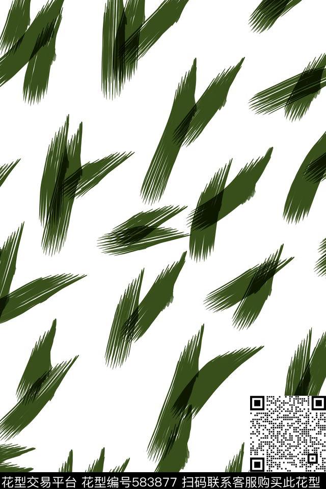 抽象女装竹子传统印花华亿平台下载（图片编号: 583877） - 瓦栏（Walan）