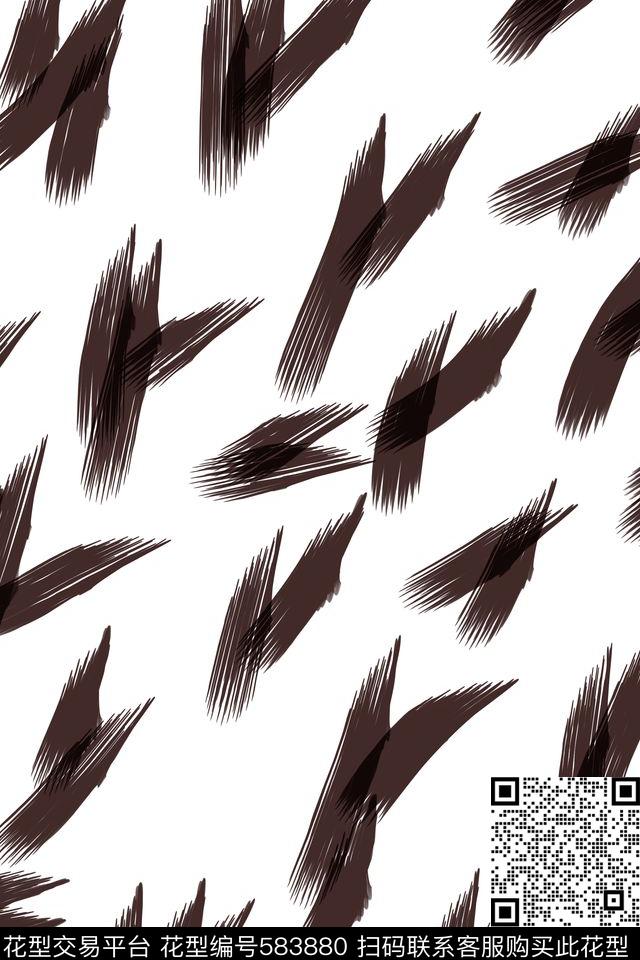 抽象女装竹子传统印花华亿平台下载（图片编号: 583880） - 瓦栏（Walan）