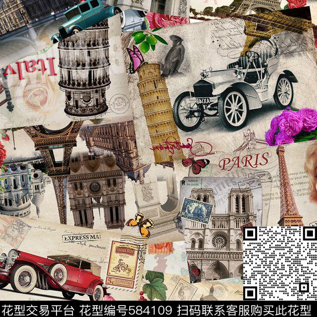 休闲风景观照片数码印花华亿平台下载（图片编号: 584109） - 瓦栏（Walan）