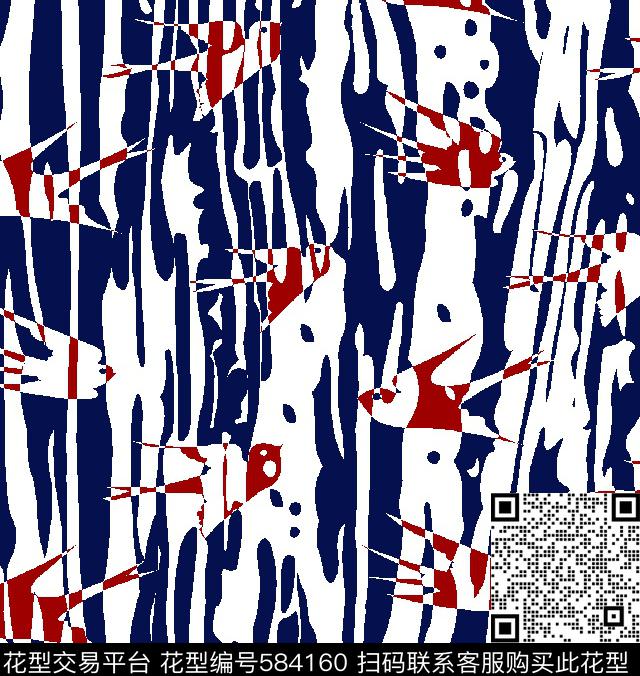 时尚个性燕子传统印花华亿平台下载（图片编号: 584160） - 瓦栏（Walan）