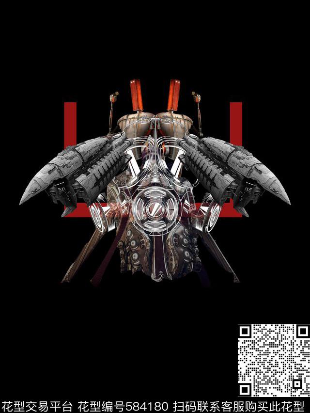 潮流男装数码印花华亿平台下载（图片编号: 584180） - 瓦栏（Walan）