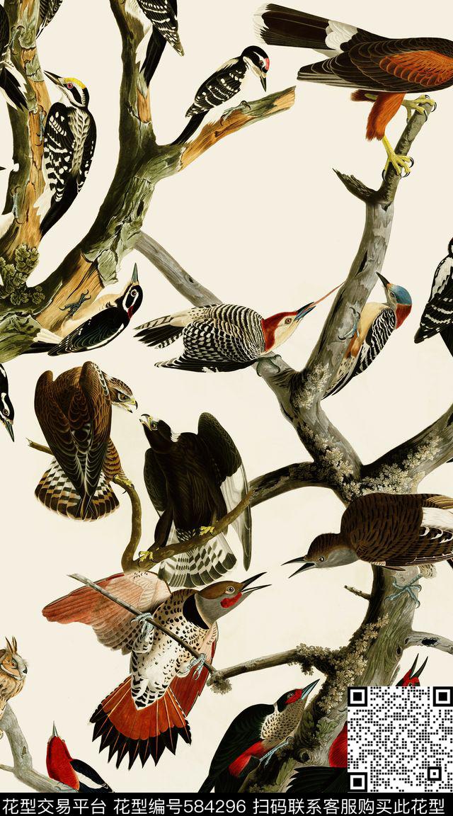 定位服装创意复古数码印花华亿平台下载（图片编号: 584296） - 瓦栏（Walan）