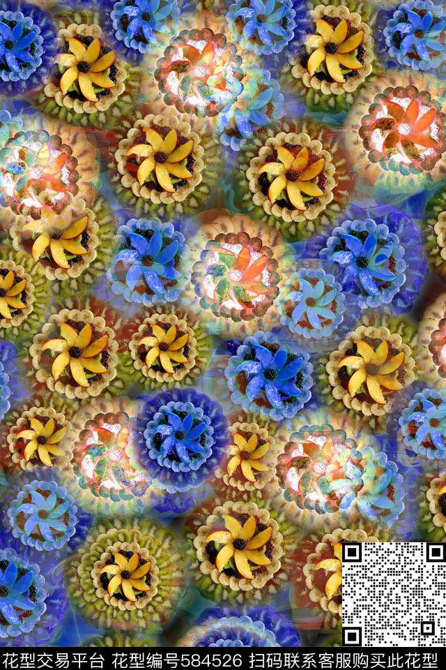 数码华亿平台时尚果盘数码印花华亿平台下载（图片编号: 584526） - 瓦栏（Walan）