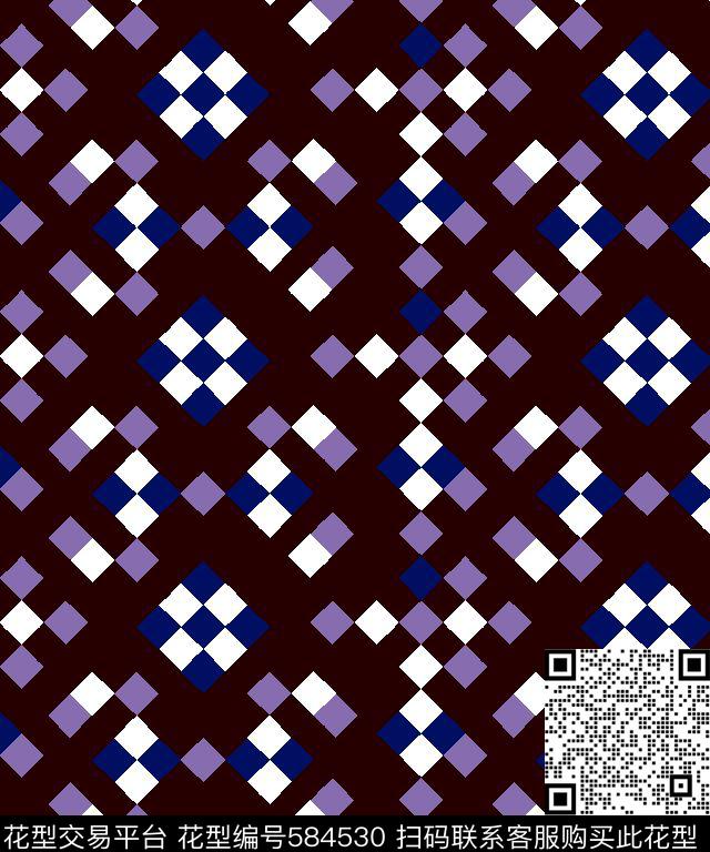 潮流几何几何男装衬衫传统印花华亿平台下载（图片编号: 584530） - 瓦栏（Walan）