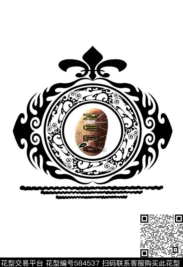 零点--男装自由简洁传统印花华亿平台下载（图片编号: 584537） - 瓦栏（Walan）