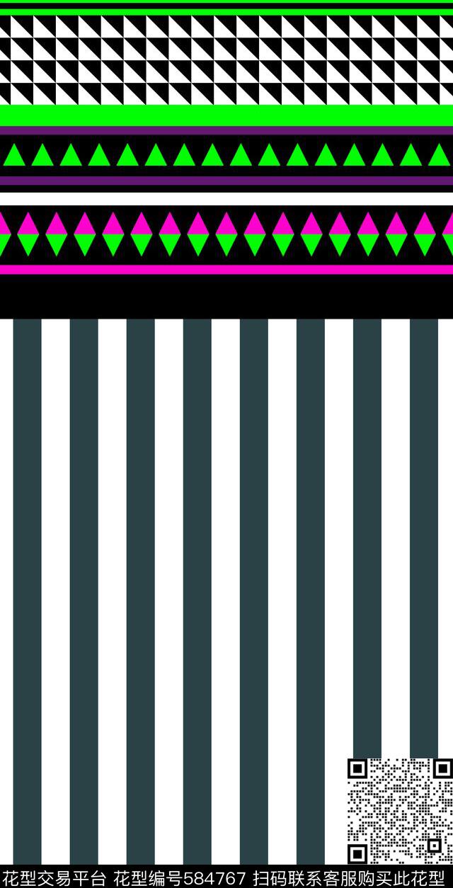 定位、几何、条纹、传统印花华亿平台下载（图片编号: 584767） - 瓦栏（Walan）