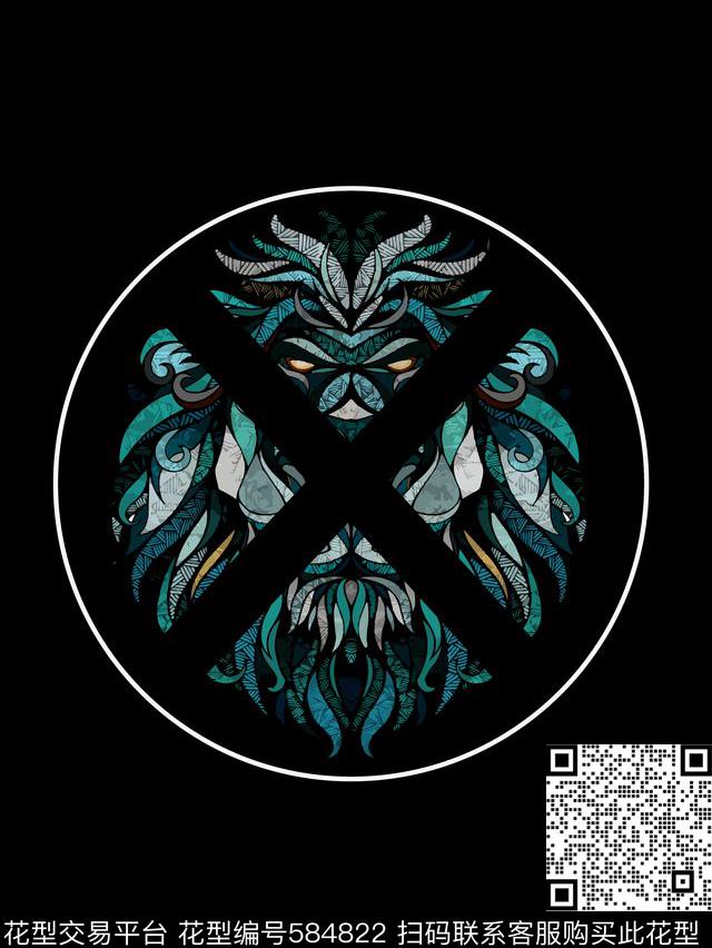 潮流男装数码印花华亿平台下载（图片编号: 584822） - 瓦栏（Walan）