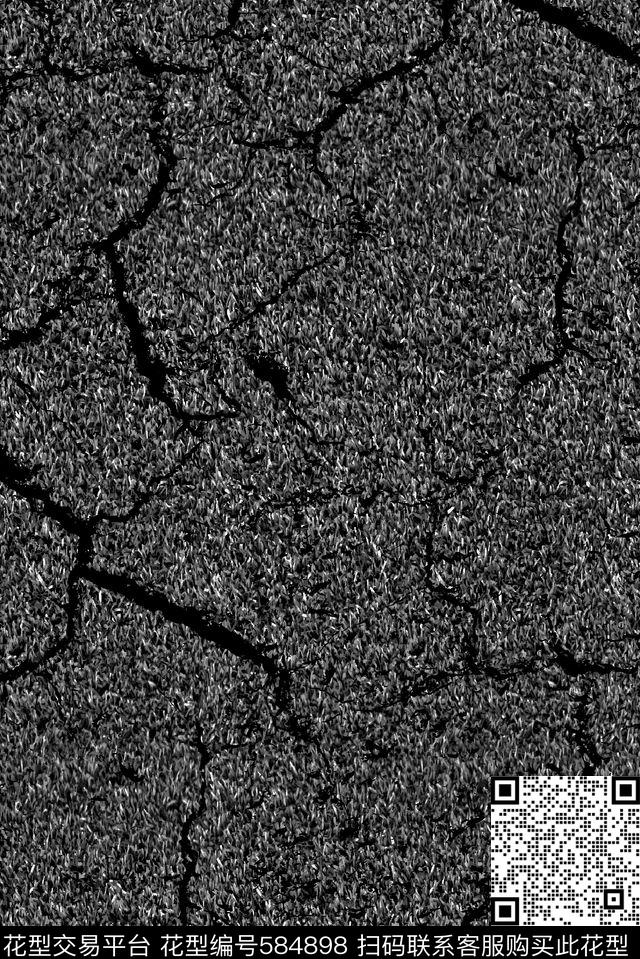 抽象肌理纹理男装衬衫数码印花华亿平台下载（图片编号: 584898） - 瓦栏（Walan）