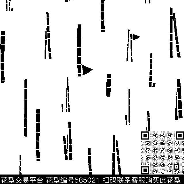 2016春夏简洁竹干几何传统印花华亿平台下载（图片编号: 585021） - 瓦栏（Walan）