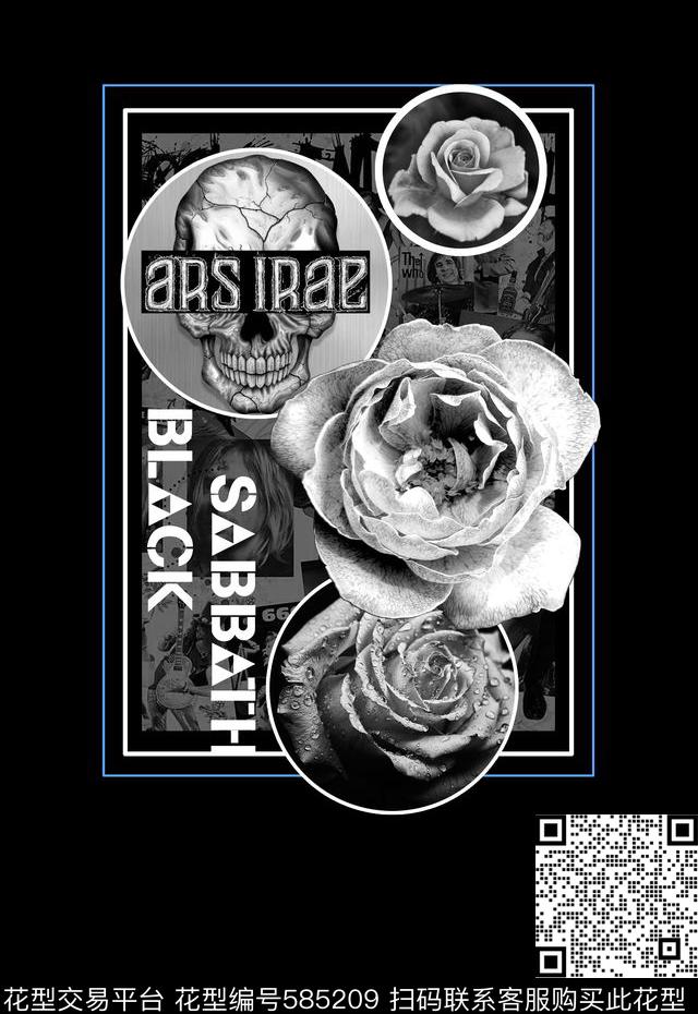 男装印花写实华亿平台玫瑰花数码印花华亿平台下载（图片编号: 585209） - 瓦栏（Walan）