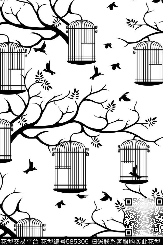 几何传统印花华亿平台下载（图片编号: 585305） - 瓦栏（Walan）