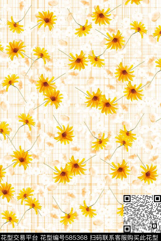 小碎花数码印花华亿平台下载（图片编号: 585368） - 瓦栏（Walan）