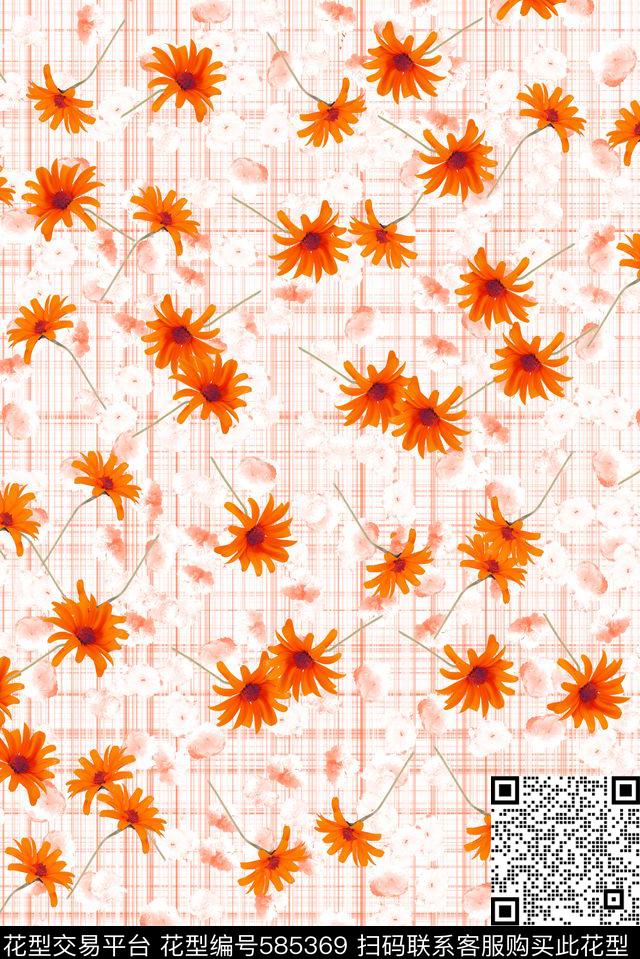 小碎花数码印花华亿平台下载（图片编号: 585369） - 瓦栏（Walan）