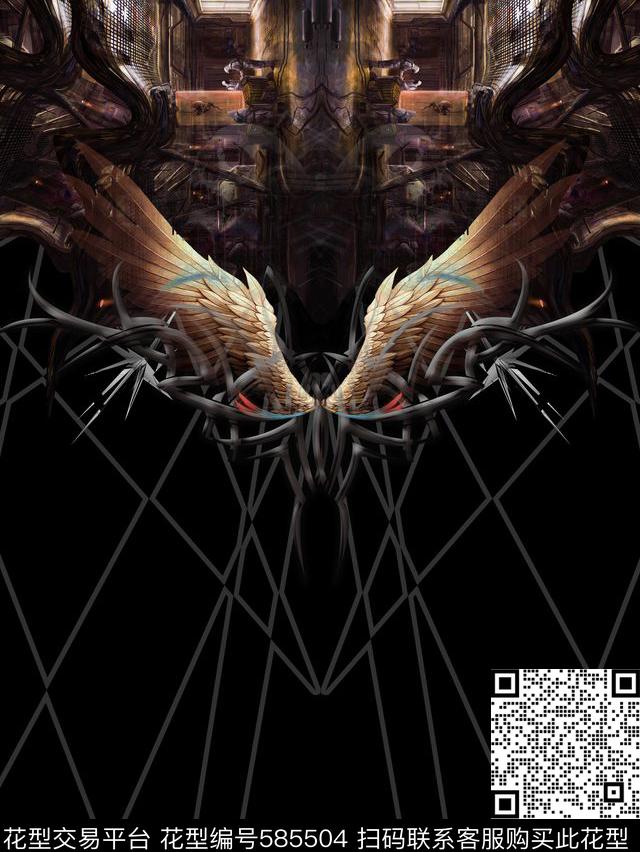 未来数码男装华亿平台潮流数码印花华亿平台下载（图片编号: 585504） - 瓦栏（Walan）