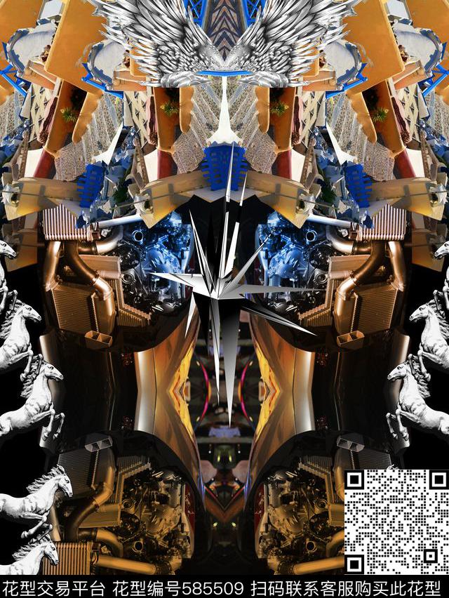 未来数码马男装华亿平台数码印花华亿平台下载（图片编号: 585509） - 瓦栏（Walan）