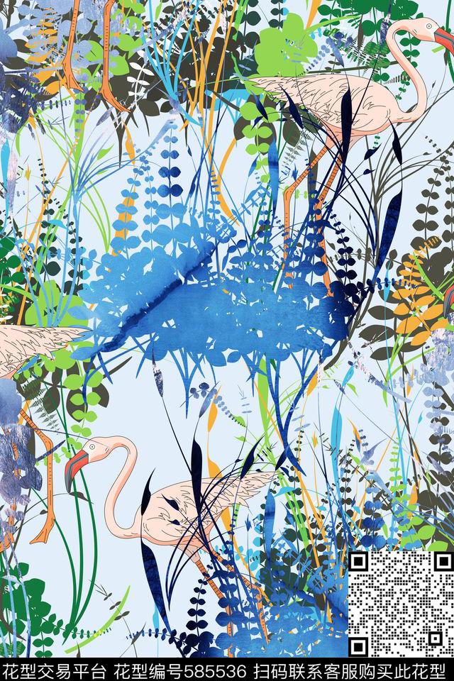 热带雨林男装华亿平台时尚数码印花华亿平台下载（图片编号: 585536） - 瓦栏（Walan）