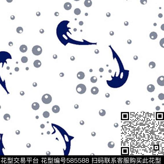 商务休闲波点动物传统印花华亿平台下载（图片编号: 585588） - 瓦栏（Walan）