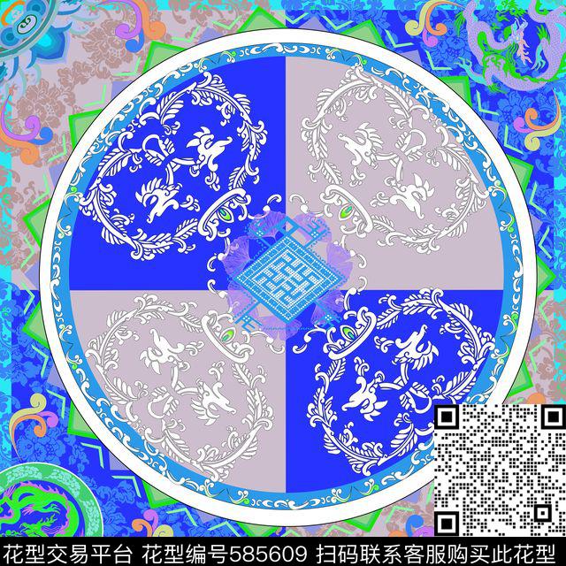 民族风时尚黎锦传统印花华亿平台下载（图片编号: 585609） - 瓦栏（Walan）