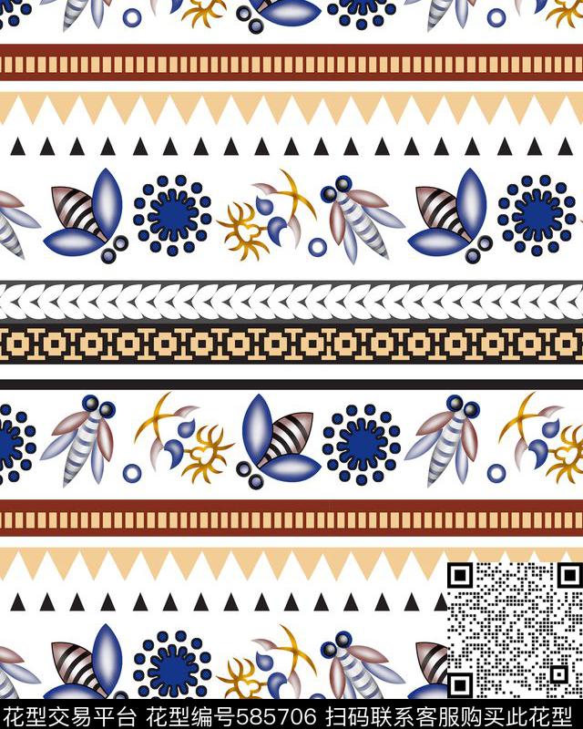 几何传统印花华亿平台下载（图片编号: 585706） - 瓦栏（Walan）