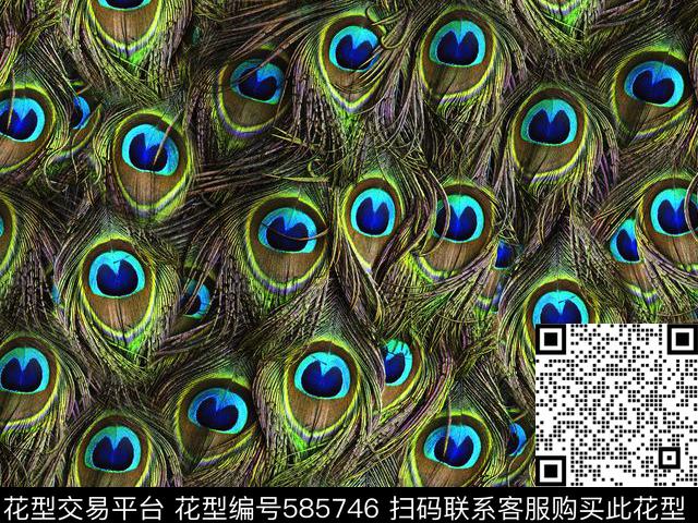 动物纹动物皮毛数码印花华亿平台下载（图片编号: 585746） - 瓦栏（Walan）