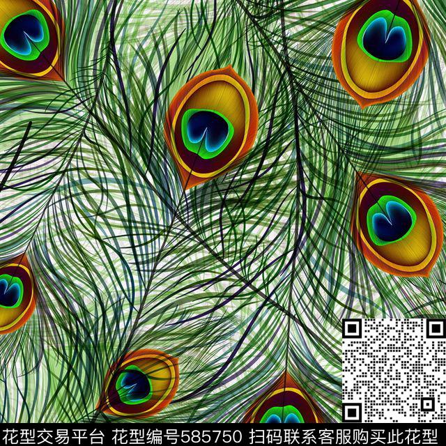 动物纹动物皮毛数码印花华亿平台下载（图片编号: 585750） - 瓦栏（Walan）