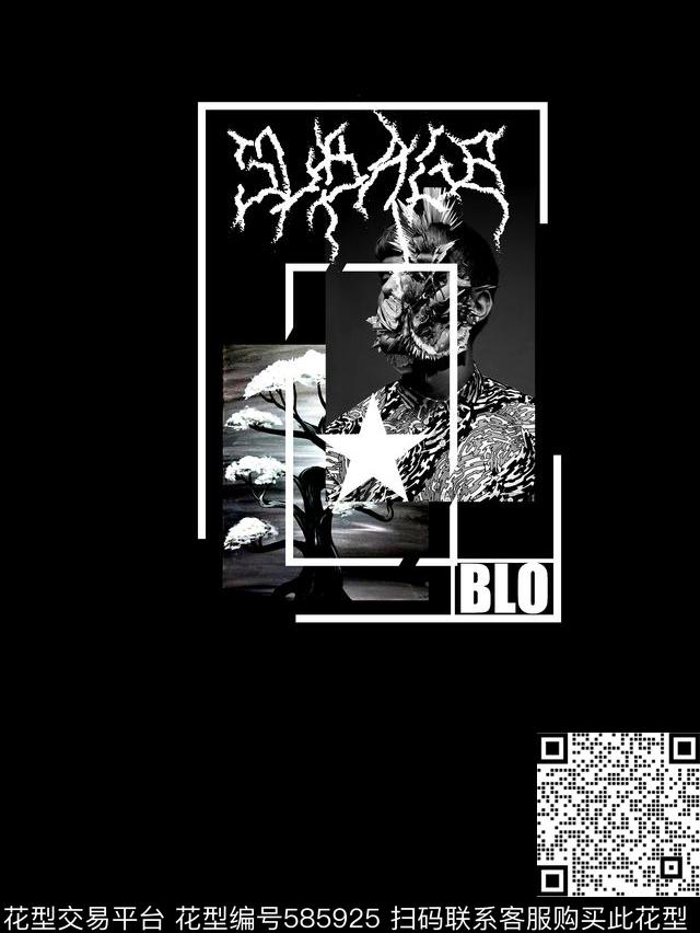 T恤印花几何夹克印花数码印花华亿平台下载（图片编号: 585925） - 瓦栏（Walan）