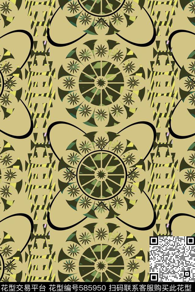 零点--传统零点--男装民族风传统印花华亿平台下载（图片编号: 585950） - 瓦栏（Walan）